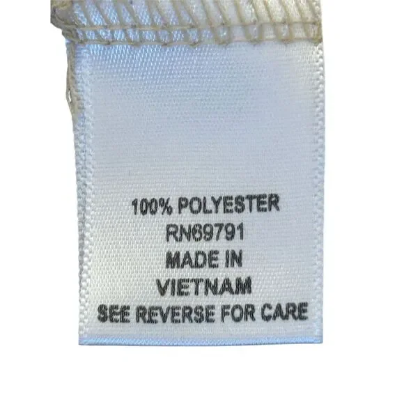 Dressbarn Women's Gold Ombre Glitter Blouse Size S Flutter Sleeve - Picture 3 of 6